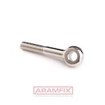 DIN 444B Eye Bolts M8x50mm Class A8-80 HCR 1.4529 PLAIN Stainless METRIC Partially