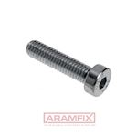 DIN 6912 Socket Head Screw Low-Profile M4x16mm Class A2-70 PLAIN Stainless Hex with Pilot Recess METRIC Partially Rounded