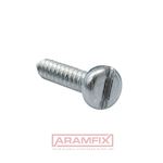 DIN 7971C Tapping Screw for Metal 2.2x45mm Class A2 PLAIN Stainless Slotted Full Rounded