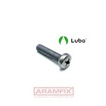 DIN 7985 Pan Head Screw M10x60mm Class A4-80 LUBO Lubrication Phillips #4 METRIC Full Rounded