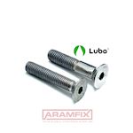 DIN 7991 Flat Head Countersunk M24x100mm Class A2 LUBO Lubrication Hex METRIC Full Flat