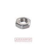 ISO 8675 Thin Hex Nuts M12-1.25 Class A2 PLAIN Stainless METRIC