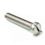 DIN 84 Cheese Head Screw M8x10mm Class A4-70 PLAIN Stainless Slotted METRIC Full Rounded