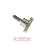 DIN 464 Knurled thumb screw high type M3x16mm AISI 303 PLAIN Stainless METRIC Rounded