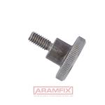 DIN 464 Knurled thumb screw high type M10x40mm Carbon Steel PLAIN METRIC Rounded