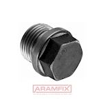 DIN 910 Screw Plug with collar G1/4 A Grade 4.8 PLAIN BSPP (G) Hex