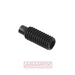 DIN 915 Set screw Extended-Tip M24x70mm 45 HV Steel PLAIN Hex METRIC Full