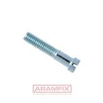 DIN 920 Cheese Head Screw M8x12mm Grade 5.8 Zinc Plated Slotted METRIC Full Rounded