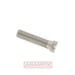 DIN 920 Cheese Head Screw M2x4mm AISI 430 PLAIN Stainless Slotted METRIC Full Rounded