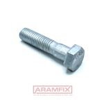 DIN 931 Hex Bolt with Shank M12x260mm Grade 8.8 HDG [Hot Dip Galvanised] METRIC Partially Hex