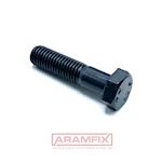 DIN 931 Hex Bolt with Shank M5x25mm Grade 8.8 PLAIN METRIC Partially Hex