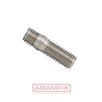 DIN 938 Set-up Studs M8x45mm V2A - AISI 304 (1.4301) PLAIN Stainless METRIC Partially