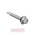 Ecoseal Durs Drilling Screws with fixed EPDM washer 20x3/4 Carbon Steel ECOSEAL 30K INCH Hex