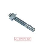 Wedge Anchor for cracked and non-cracked concrete M12x95mm Carbon Steel Zinc Plated METRIC Partially