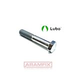 ISO 4014 Hex Bolt M6x50mm Class A2-80 LUBO Lubrication METRIC Partially Hex