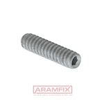 ISO 4026 Set screw Nonmarring Flat Point M10x80mm Grade 8.8 Zinc Plated METRIC Partially Hex