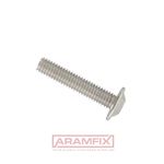 ISO 7380-2 Socket Button Head Screw with Flange M12x30mm DUPLEX D6 1.4462 PLAIN Stainless Hex METRIC Full Button Head