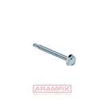 ISO 15480 Drilling Screws with fixed EPDM washer 5.5x19mm Steel Zinc Plated External HEX Full Hex with EPDM washer