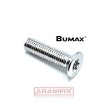 ISO 14581 Flat Head Countersunk M8x16mm BUMAX 88 EN1.4432 1.4436 1.4435 (316L Hi Mo) A4 PLAIN Stainless TORX T45 METRIC Full Countersunk