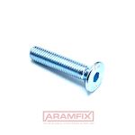 ISO 10642 Flat Head Countersunk M6x16mm Grade 8.8 Zinc Plated Dickschichtpassivierung Hex METRIC Full Flat