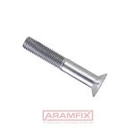 ISO 10642 Flat Head Countersunk M6x16mm Grade 8.8 Zinc Nickel Hex METRIC Full Flat