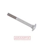 ISO 8677 Carriage Bolt M10x25mm Grade 8.8 PLAIN METRIC Full Rounded