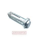 HEX HB M Thread Rolling Screws M8x70mm Carbon Steel HDG [Hot Dip Galvanised] METRIC Hex