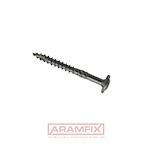 Washer Head serrated and wiggle Round Washer (Modified Truss) Head Screw with Wiggle and Serrated Thread 6.0x80mm Class A2 PLAIN Stainless TORX T30 Partially Washer head