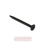 Drywall Self drilling fine screws self drilling fine thread 3.5x25mm Carbon Steel Black Phosphate Phillips #2 Full Bugle Head