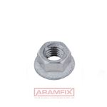 ISO 4161 Serrated Serrated Flange Nuts M8 Class 8 Steel Zinc-Flake GEOMET 500A