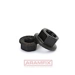 ISO 4161 Serrated Serrated Flange Nuts M10 Class 10 Steel PLAIN