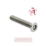 *DIN 966 Pin Hex Security Fastener Pin Hex M3.5x40mm Class A2 PLAIN Stainless H30 METRIC Full Countersunk