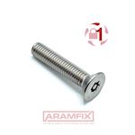 *DIN7991 6-Lobe Pin Security Fastener 6-Lobe Pin M4x16mm Class A2 PLAIN Stainless T20 Drive METRIC Full Countersunk