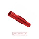 TOX All-purpose TRI RED Universal Wall Plug 8.0x51mm PE Red PLAIN